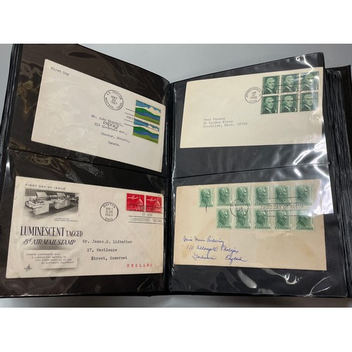 425 - BINDER OF 1950S US UNITED NATIONS & OTHER FIRST DAY COVERS FROM 1930S 40S 50S AND 60S