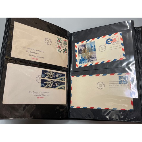 425 - BINDER OF 1950S US UNITED NATIONS & OTHER FIRST DAY COVERS FROM 1930S 40S 50S AND 60S