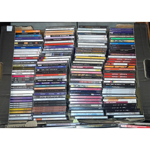 374 - THREE BOXES OF VARIOUS CD MUSIC ASSORTED CLASSICAL TO POP