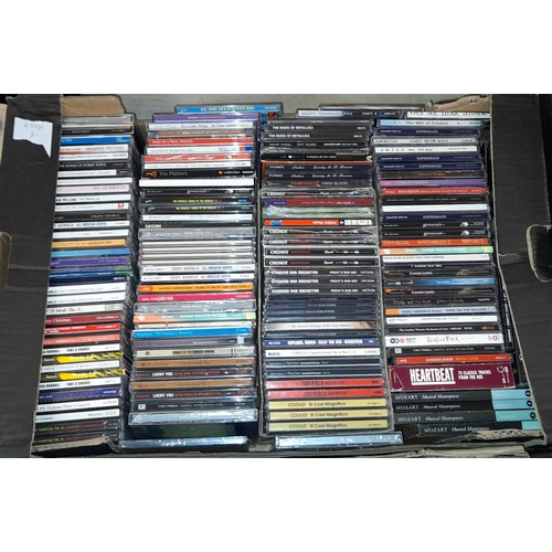 373 - THREE BOXES OF VARIOUS CD MUSIC ASSORTED CLASSICAL TO POP