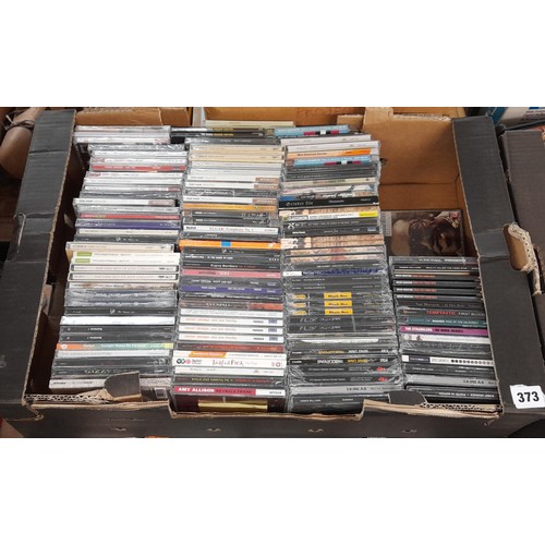 373 - THREE BOXES OF VARIOUS CD MUSIC ASSORTED CLASSICAL TO POP