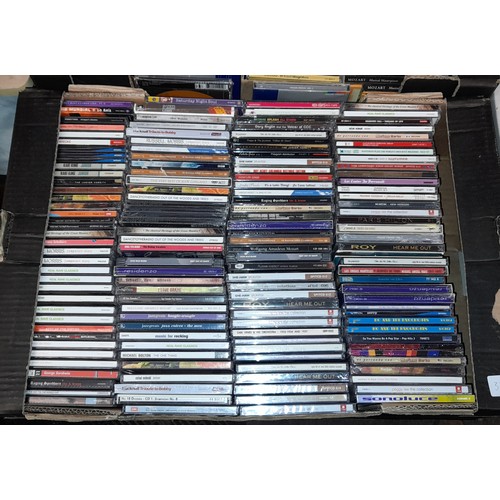 373 - THREE BOXES OF VARIOUS CD MUSIC ASSORTED CLASSICAL TO POP