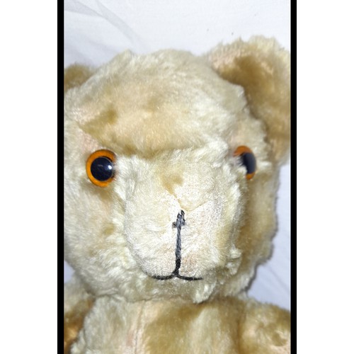 397 - PLUSH MOHAIR MID 20TH CENTURY TEDDYBEAR