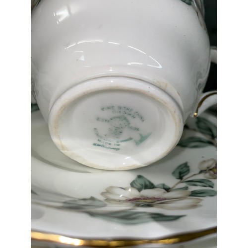 273 - CROWN STAFFORDSHIRE FLORAL PART TEASET