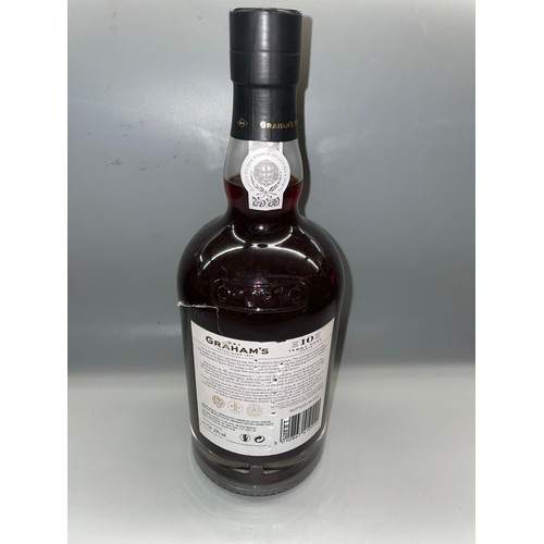 265 - BOTTLE OF W J GRAHAMS 10 YEAR TAWNY PORT