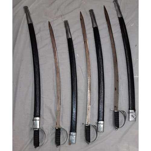 225 - FOUR REPRODUCTION CEREMONIAL SWORDS