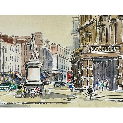 204 - KAY CALCOTT WATERCOLOUR ENTITLED WE ARE NOT AMUSED LEAMINGTON SPA