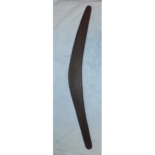 508 - CARVED WOODEN BOOMERANG