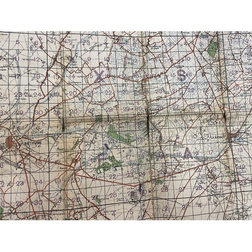 477 - 1:40,000 SCALE MILITARY MAP OF FRANCE CIRCA 1918 COMBINED SHEET