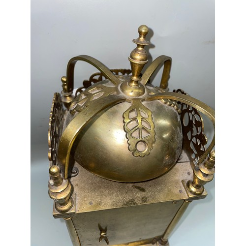 527 - REPRODUCTION 17TH CENTURY STYLE CHIMING LANTERN CLOCK