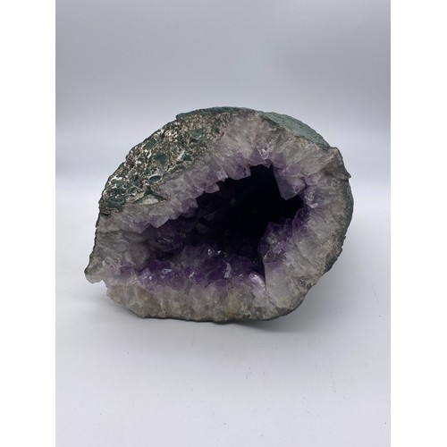 532 - LARGE CONICAL AMETHYST GEODE