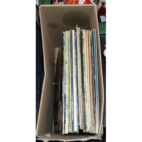 305 - BOX OF VINYL LP RECORDS