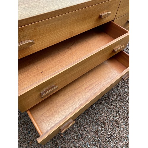 130 - G PLAN TEAK SIX DRAWER SIDEBOARD