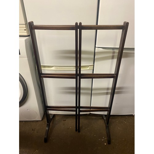 51 - EDWARDIAN FOLDING CLOTHES AIRER STAND