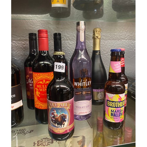 199 - SELECTION OF LIQUEURS AND SPIRITS