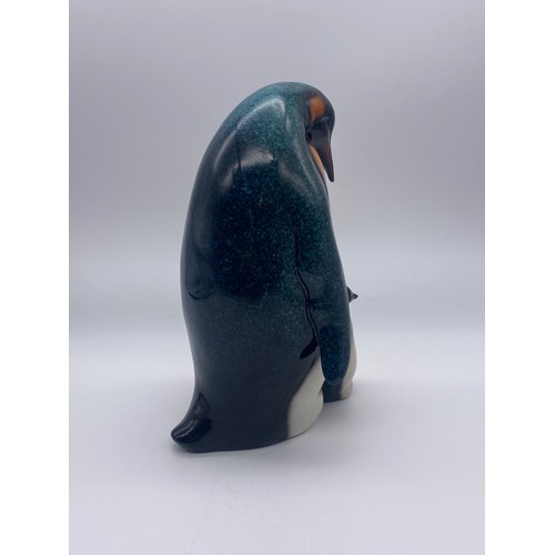 579 - AYNSLEY ANIMAL KINGDOM RESIN PENGUIN FIGURE GROUP