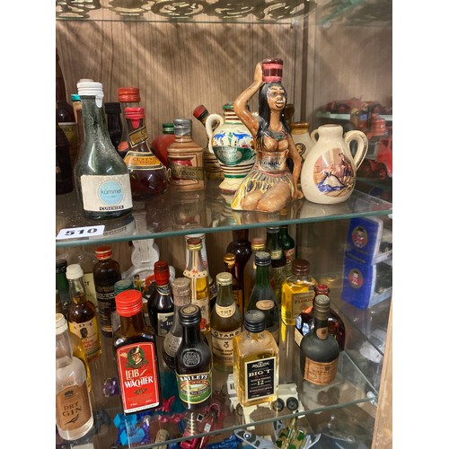 510 - SELECTION OF MINIATURE LIQUEURS AND SPIRITS