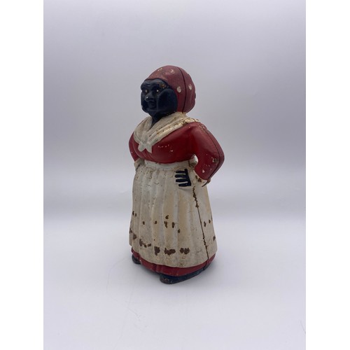 580 - CAST METAL AUNT JEMIMA MAMMY MONEY BANK