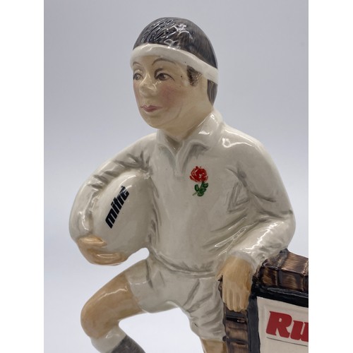 577 - SHORTER AND SONS LTD. POTTERY 'LITTLE SCRUM HALF' FIGURE