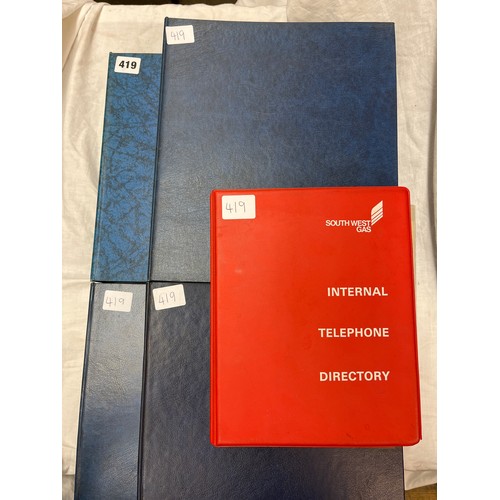 419 - FIVE BINDERS OF CHANNEL ISLANDS FIRST DAY COVERS - ISLE OF MAN, JERSEY, AND GUERNSEY