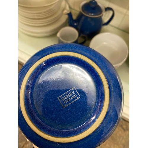 397 - DENBY AND ROYAL WORCESTER STONEWARE DINNERWARES