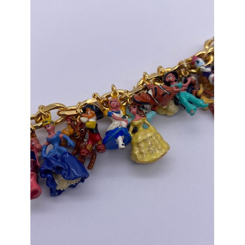 494 - BRADFORD EXCHANGE ULTIMATE DISNEY CLASSIC CHARM BRACELET