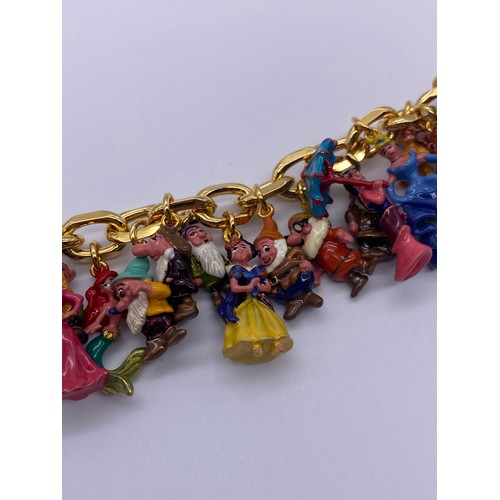 494 - BRADFORD EXCHANGE ULTIMATE DISNEY CLASSIC CHARM BRACELET