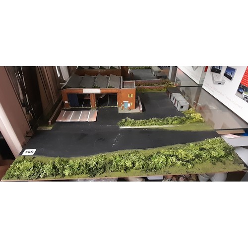 560 - LAY OUT MODEL OF A DEPOT