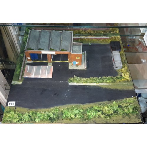 560 - LAY OUT MODEL OF A DEPOT