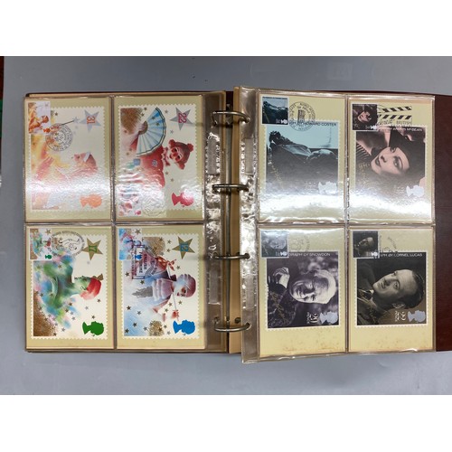 421 - TWO BINDERS OF GB AND CHANNEL ISLAND FIRST DAY COVER CARDS, AND PACK OF LOOSE COVERS