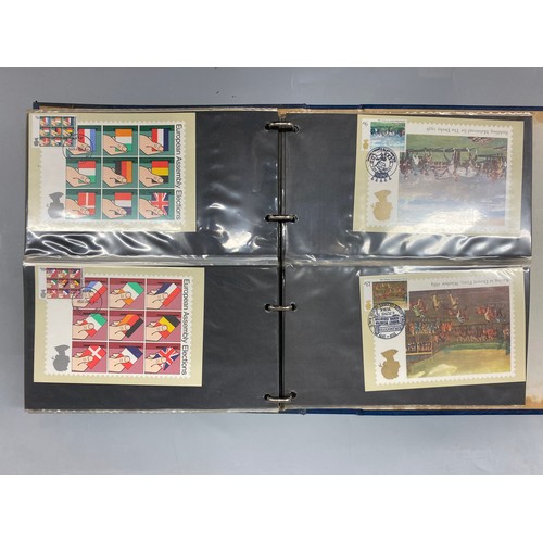 421 - TWO BINDERS OF GB AND CHANNEL ISLAND FIRST DAY COVER CARDS, AND PACK OF LOOSE COVERS