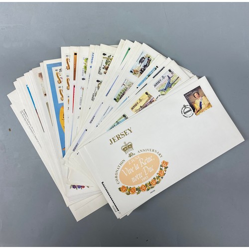 421 - TWO BINDERS OF GB AND CHANNEL ISLAND FIRST DAY COVER CARDS, AND PACK OF LOOSE COVERS