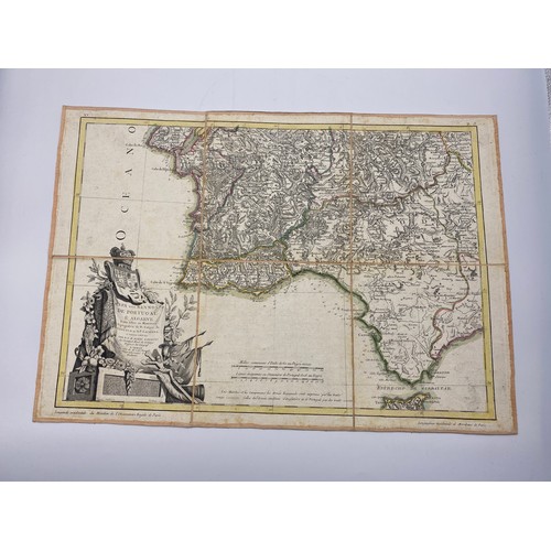 479 - BINDER OF FOLDING MAPS OF SPAIN, PORTUGAL, SWITZERLAND AND ITALY