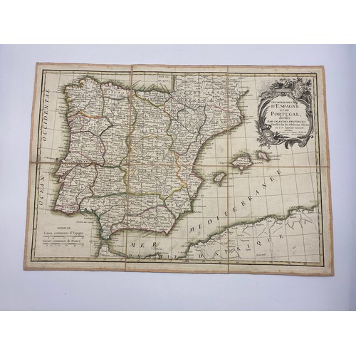 479 - BINDER OF FOLDING MAPS OF SPAIN, PORTUGAL, SWITZERLAND AND ITALY