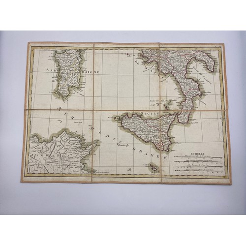 479 - BINDER OF FOLDING MAPS OF SPAIN, PORTUGAL, SWITZERLAND AND ITALY