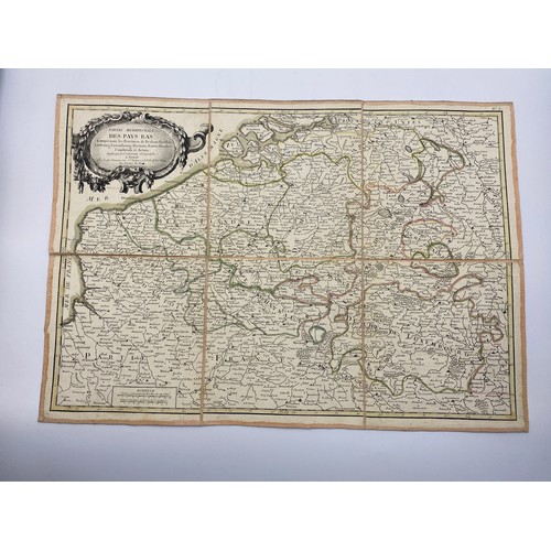 479 - BINDER OF FOLDING MAPS OF SPAIN, PORTUGAL, SWITZERLAND AND ITALY