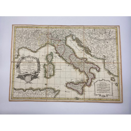 479 - BINDER OF FOLDING MAPS OF SPAIN, PORTUGAL, SWITZERLAND AND ITALY