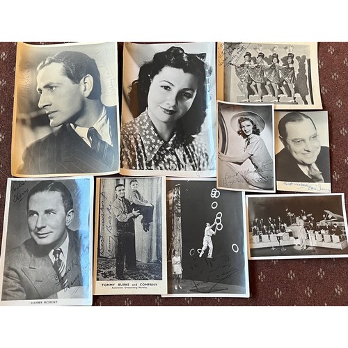 400C - SELECTION OF PHOTOCARDS AND PHOTOGRAPHS OF VAUDEVILLE AND VEATRICAL ACTS COLLECTED AT COVENTRY HIPOD... 