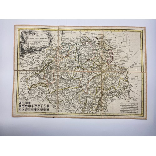 479 - BINDER OF FOLDING MAPS OF SPAIN, PORTUGAL, SWITZERLAND AND ITALY