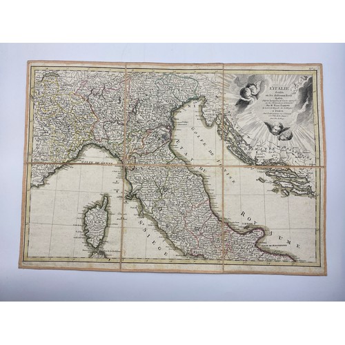 479 - BINDER OF FOLDING MAPS OF SPAIN, PORTUGAL, SWITZERLAND AND ITALY