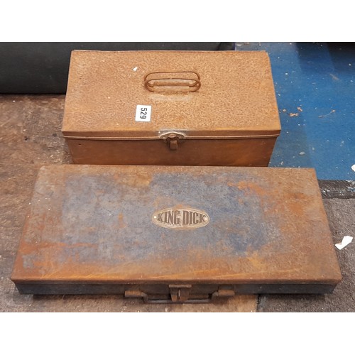 529 - KING DICK CASED SOCKET SET AND ONE OTHER