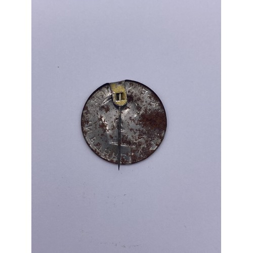 444 - ADOLF HITLER SUPPORTERS STICK PIN AND SOME GERMAN COINS