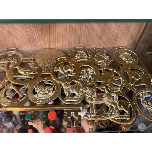 335 - SELECTION OF HORSE BRASSES