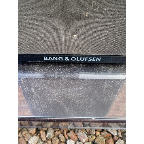 125 - PAIR OF BANG AND OLUFSEN PENTAGON TOWER SPEAKERS