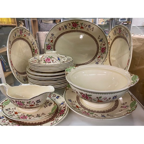 339 - ROYAL CAULDON FLORAL DINNER SERVICE