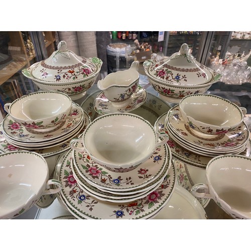 339 - ROYAL CAULDON FLORAL DINNER SERVICE