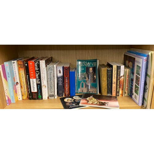 187A - SHELF OF ASSORTED BOOKS INC. ROYAL DOULTON CATALOGUES