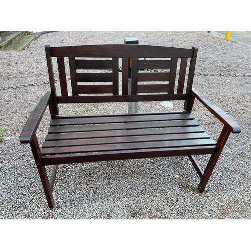 205 - SLATTED GARDEN BENCH