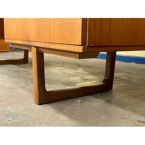 74 - 1970S TEAK KNEEHOLE DRESSING TABLE