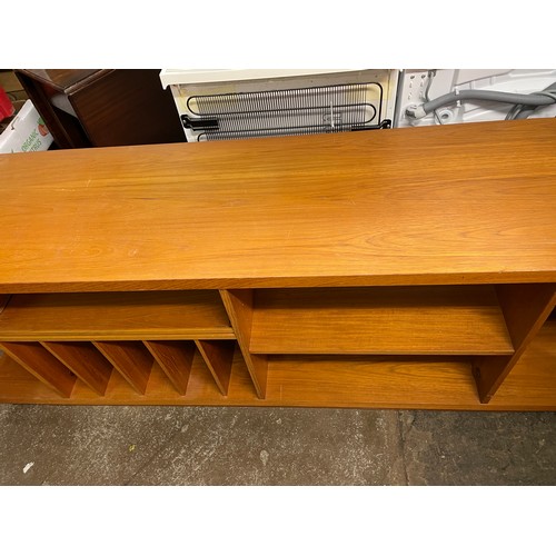 75 - 1970S TEAK OPEN MULTI MEDIA UNIT